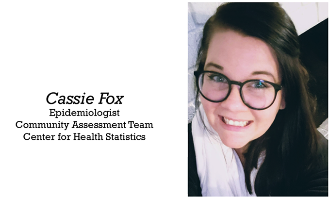 Epidemiologist Cassie Fox